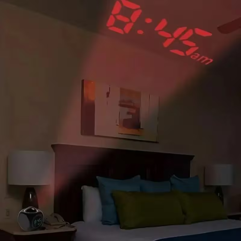 LCD Projection Alarm Clock